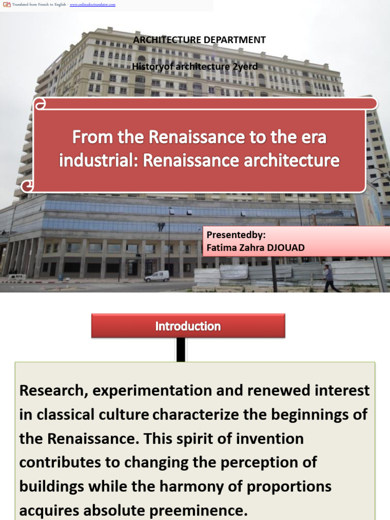Renaissance Architecture | PDF | Dome | Vault (Architecture)