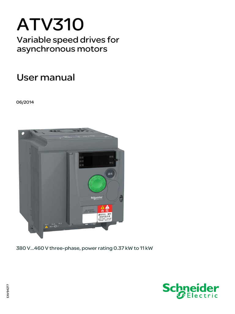ATV310 User Manual Overview | PDF | Direct Current | Relay