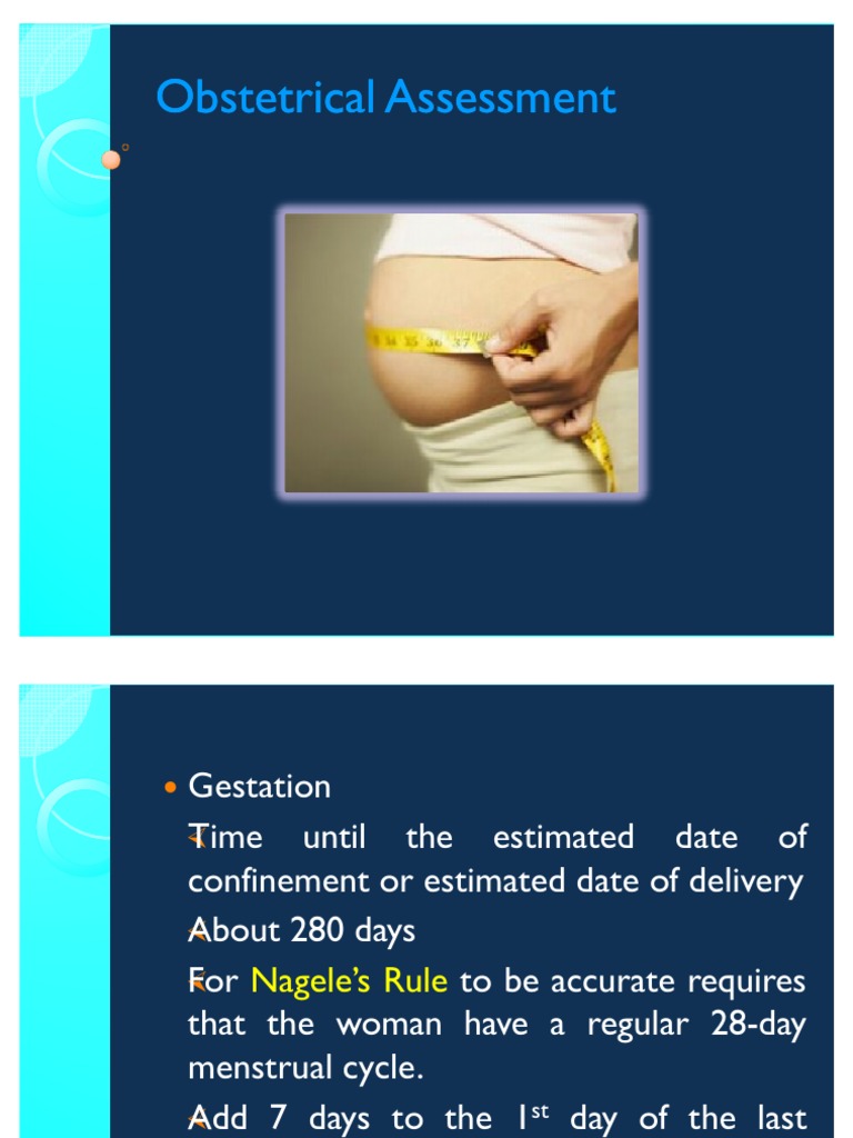 Obstetrical Assessment | PDF