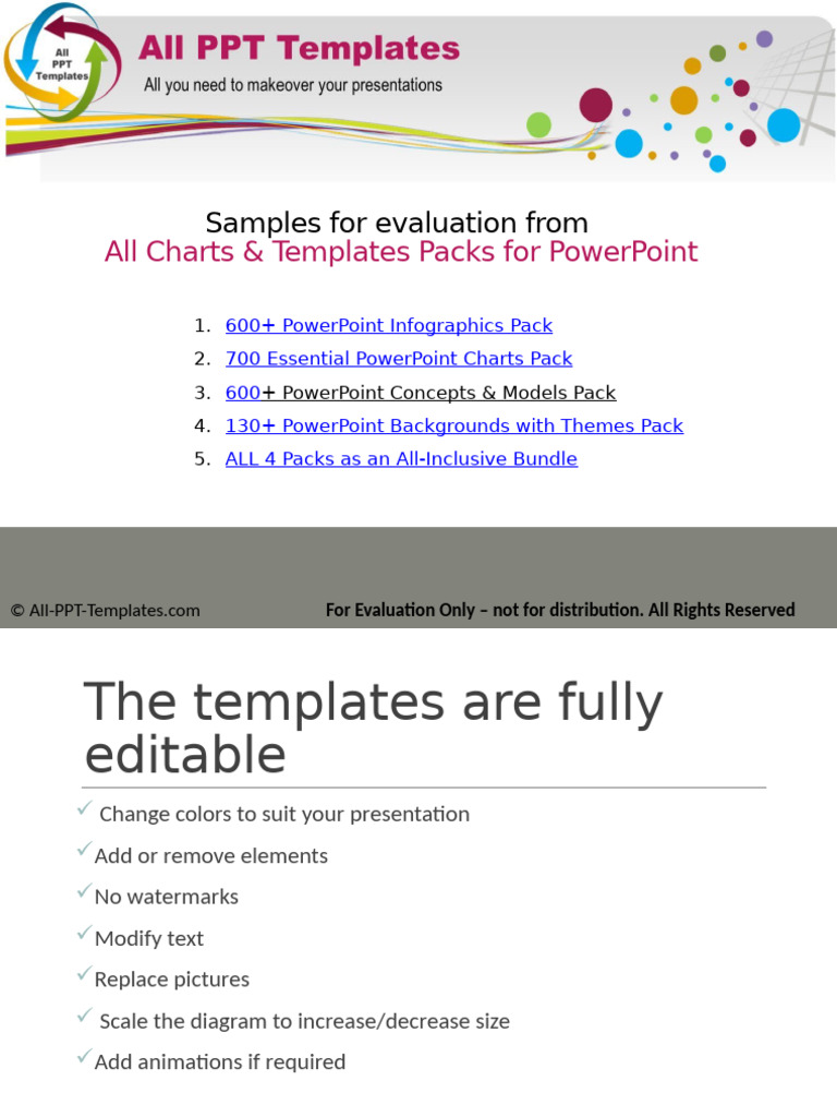 All Inclusive Powerpoint Charts Samples | PDF | Microsoft Power Point ...