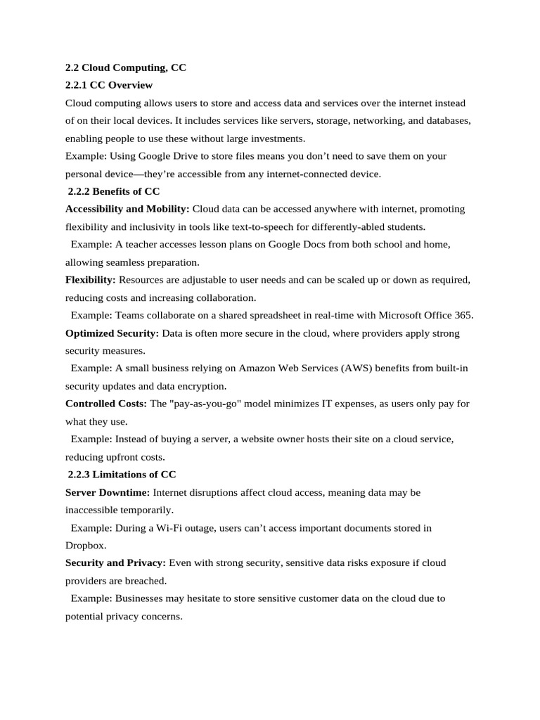 UNIT 2 Note2 | PDF | Cloud Computing | Internet Of Things