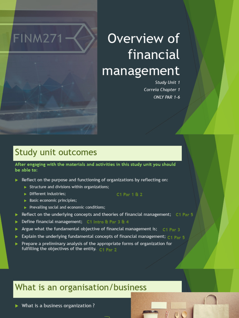 Study+Unit+1+-+Introduction+to+Financial+Management | PDF | Taxes ...