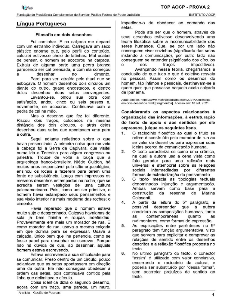 PROVA 2 Portugues | PDF