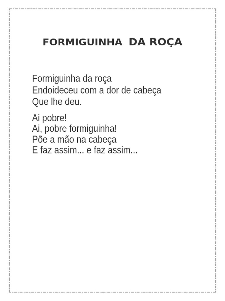 Formiguinha Da Roça | PDF