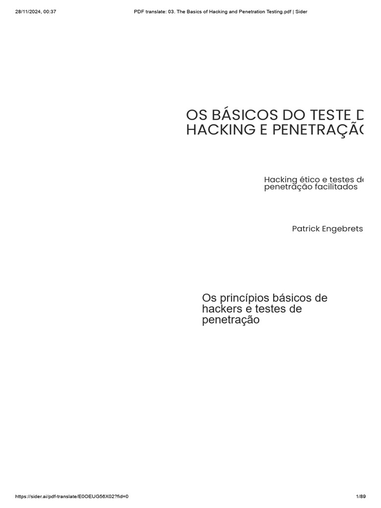 Os Básicos Do Teste D | PDF | Conhecimento | Ferramentas, image size:768x1024