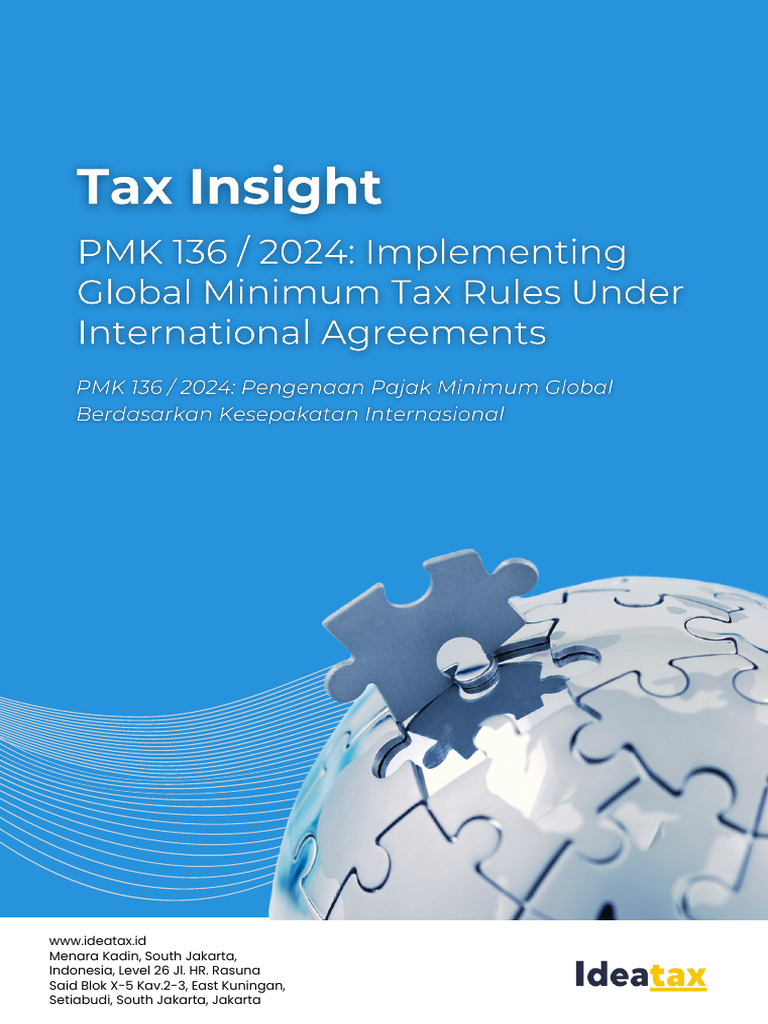 PMK 136/2024: Global Minimum Tax Rules | PDF | Taxes | Business
