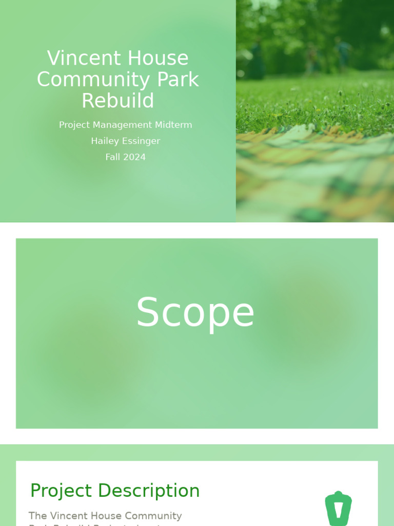 Vincent House Community Park Rebuild | PDF | Parks | Playground