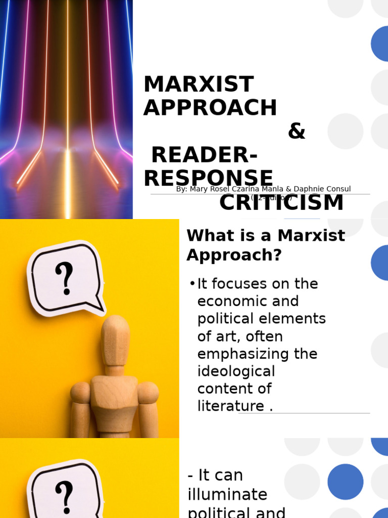 Marxist 0 Reader Responce Approach | PDF | Marxism | Karl Marx