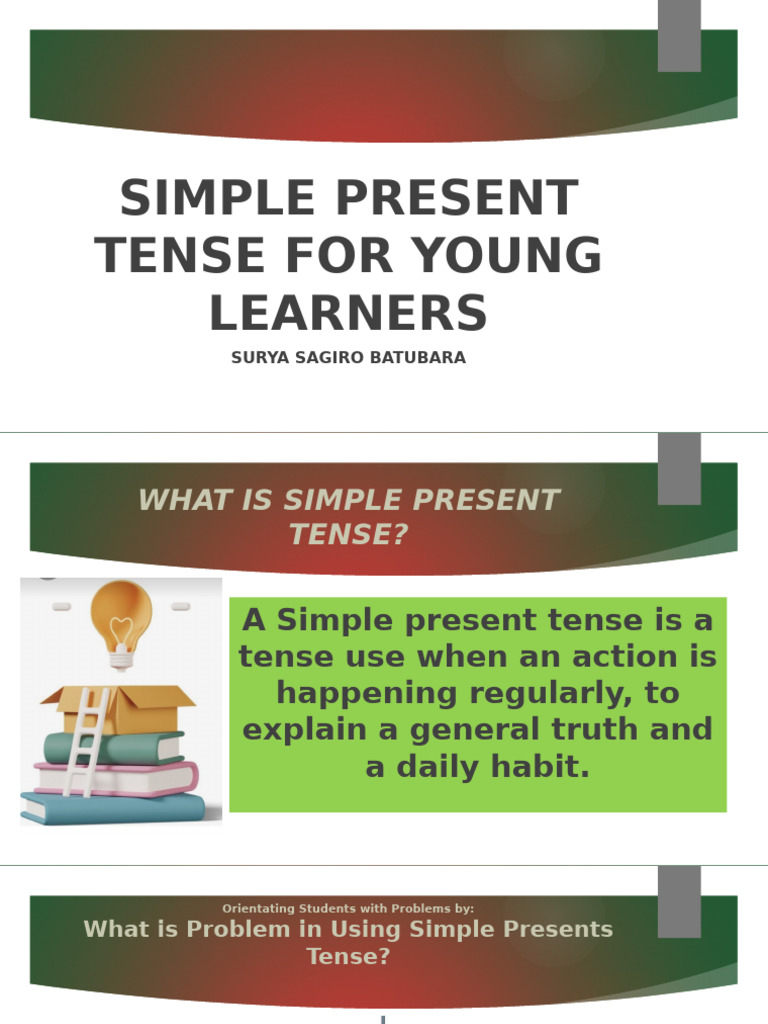 Simple Present Tense Guide for Kids | PDF