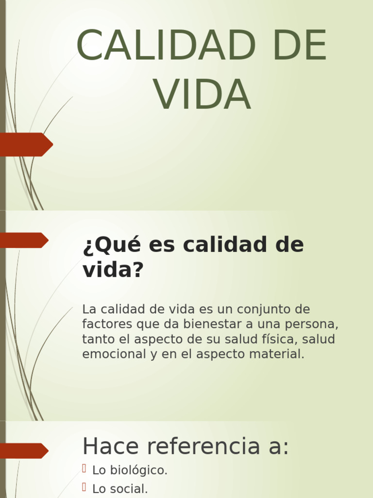 Medición de la Calidad de Vida | PDF
