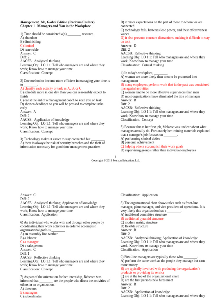 Chapter 1 | PDF | Procedural Knowledge | Skill