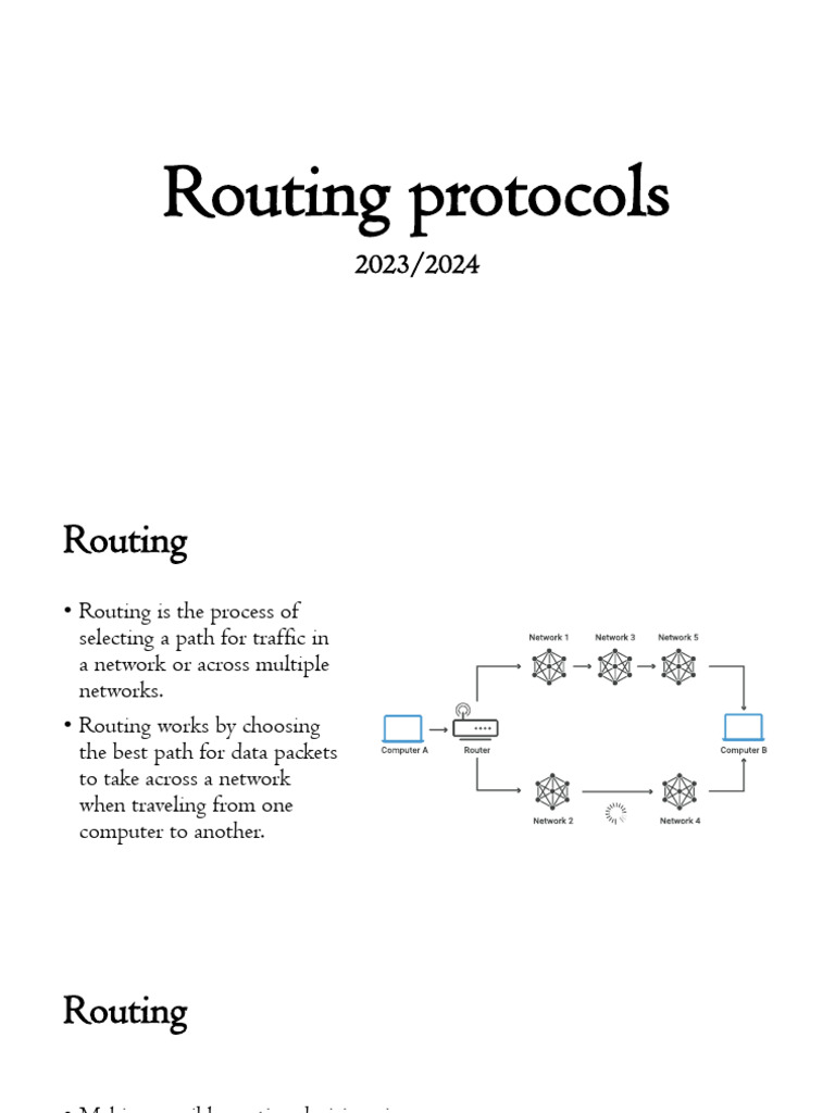 Impact of Poison Route in Distance Vector | PDF | Routing | Computer ...