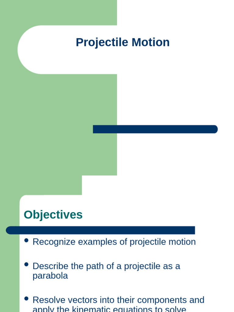 Physics of Projectile Motion | PDF | Physics | Motion (Physics)