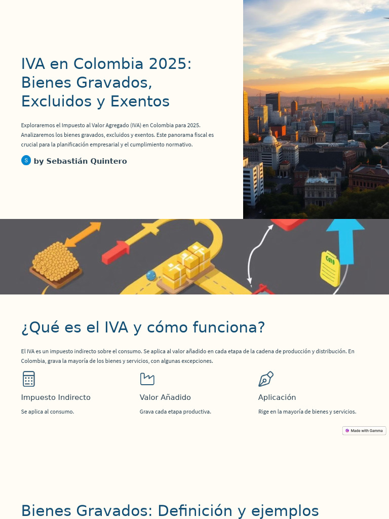 IVA en Colombia 2025: Gravados, Exentos y Excluidos | PDF | Impuesto al ...