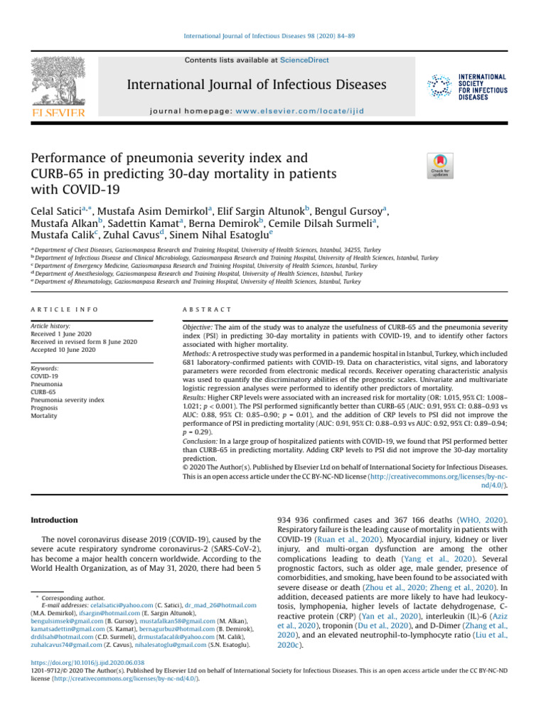 Actionshowpdfpii S1201 971228202930473 2 | PDF | Pneumonia | Blood Pressure