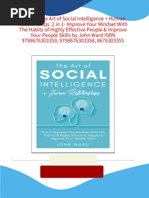 Full Download (Ebook) The Art of Social Intelligence + Human Relationships: 2 in 1- Improve Your Mindset With The Habits of Highly Effective People & Improve Your People Skills by John Ward ISBN 9788676303359, 9798676303358, 8676303355 PDF DOCX