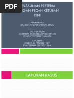 Download Persalinan Preterm Dengan Pecah Ketuban Dini by Merrynta Rahmania SN82701642 doc pdf
