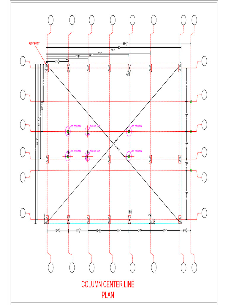 Column Centre Line Plan Details | PDF