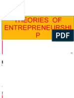 Entrepreneurship Theories