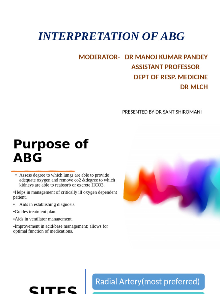 ABG Interpretation Guide for Clinicians | PDF | Medical Specialties ...