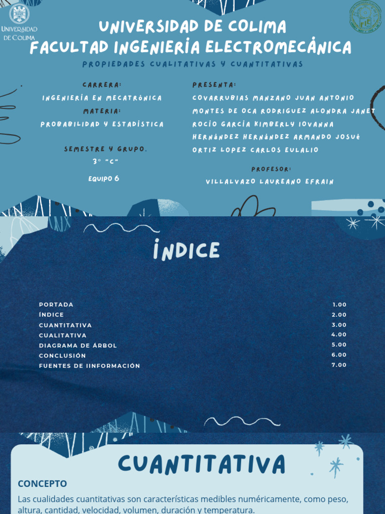 Presentaci%C3%B3n Proyecto Creativo Moderno Azul | PDF | Estadísticas ...