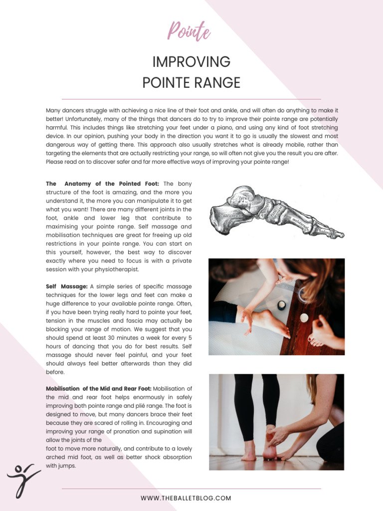 Enhance Your Pointe Range Safely | PDF | Foot | Ankle