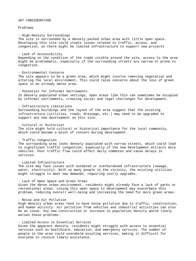 Urban Development Challenges and Solutions | PDF | Building | Traffic ...