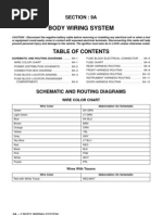 Body Wiring System: Section: 9A