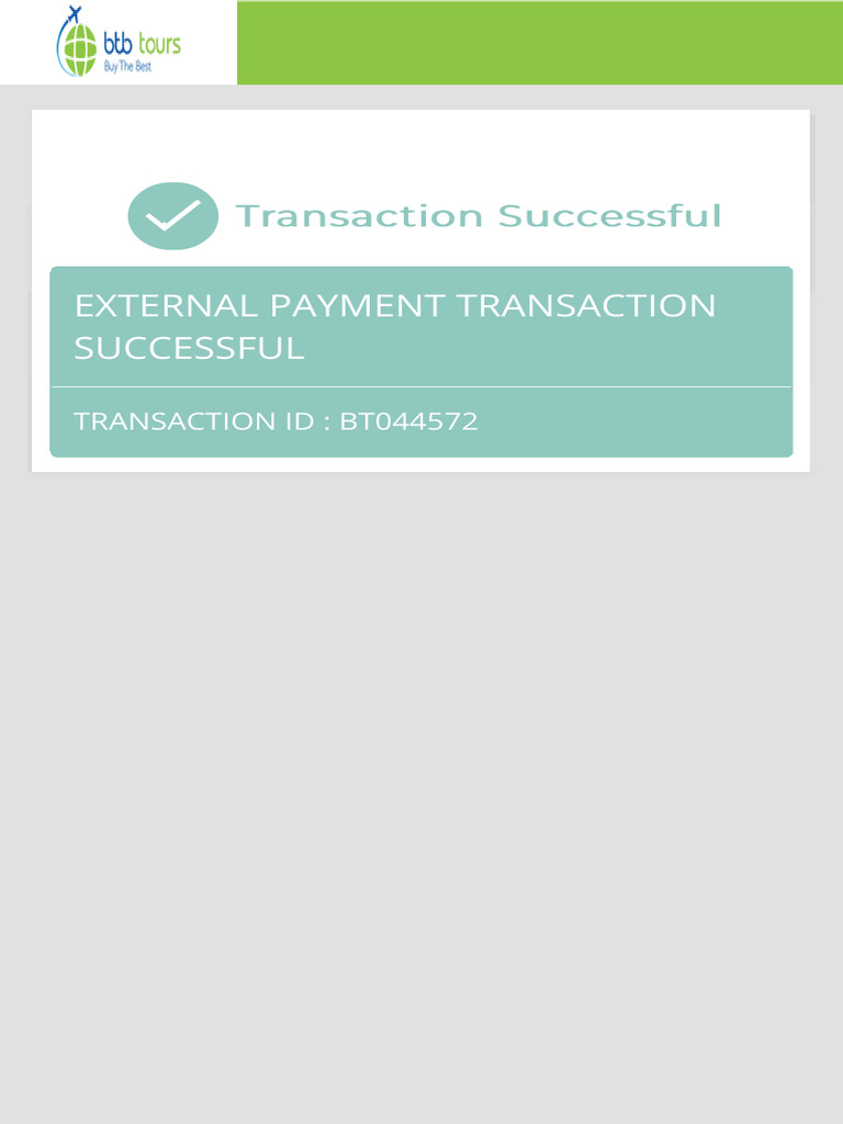 Transaction Result | PDF