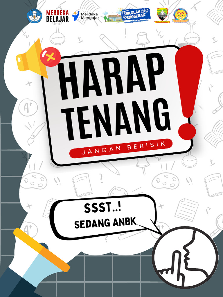 Harap Tenang Sedang Ada Ujian | PDF