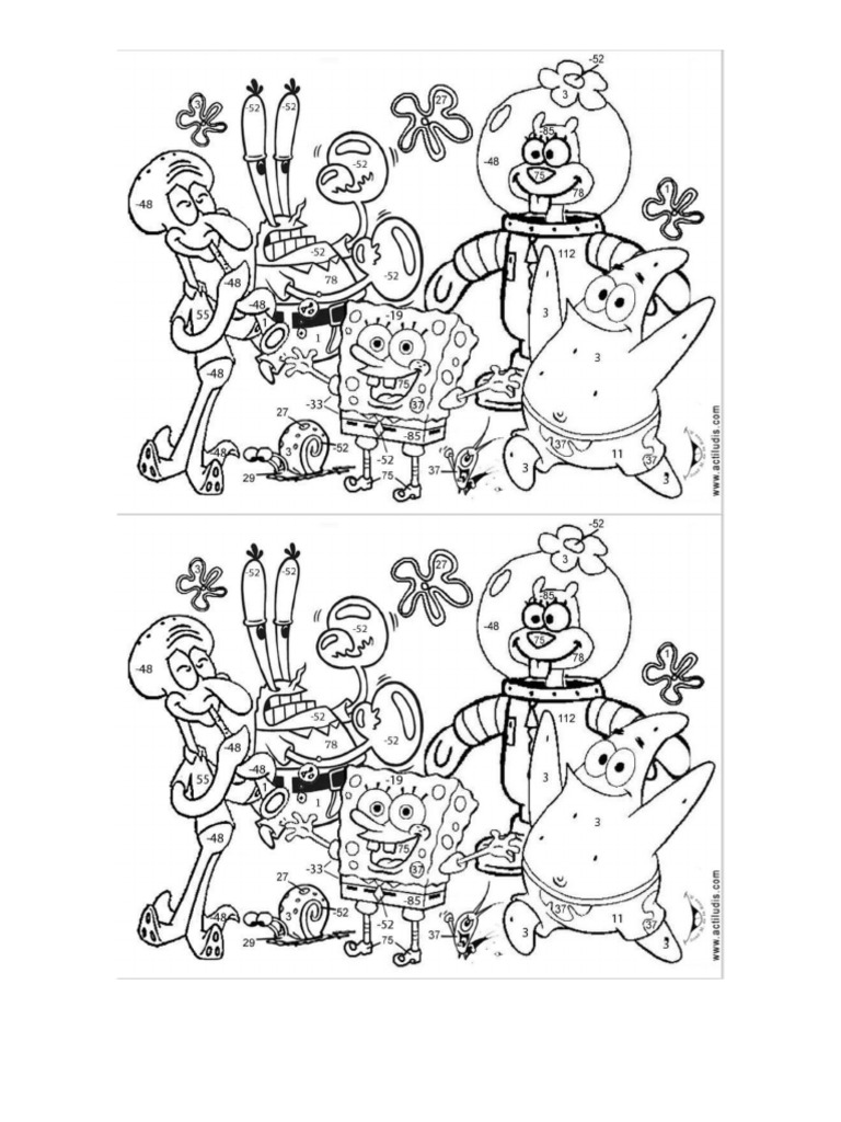 Dibujo Bob Esponja | PDF