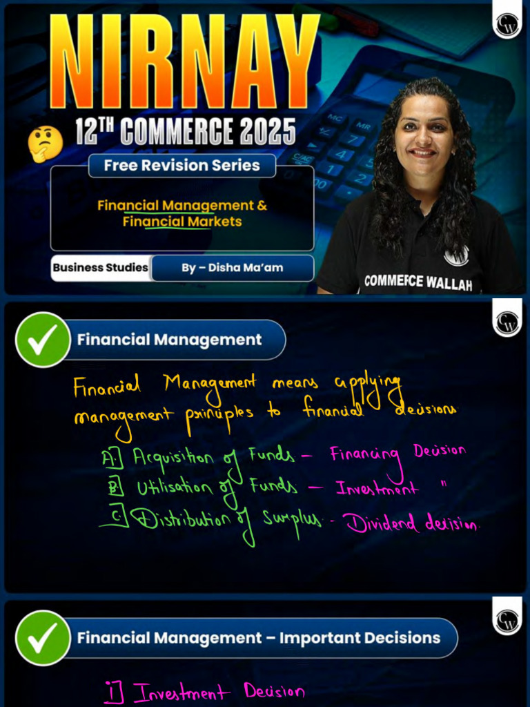Financial Management and Financial Markets | PDF