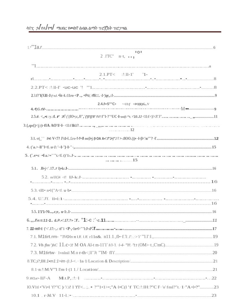 Document Structure and Content Overview | PDF