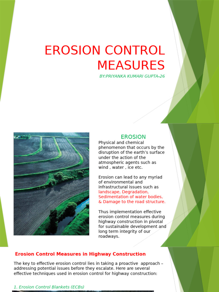 Highway Erosion Control Guide | PDF