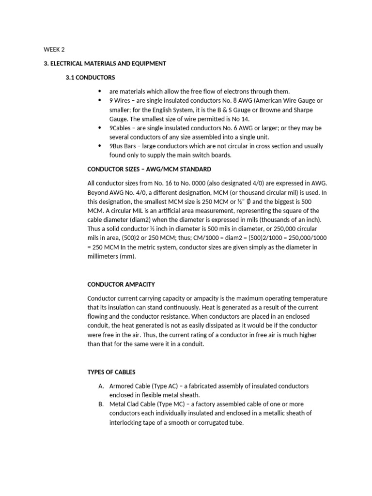 Electrical Materials and Equipment Guide | PDF | Electrical Wiring | Switch