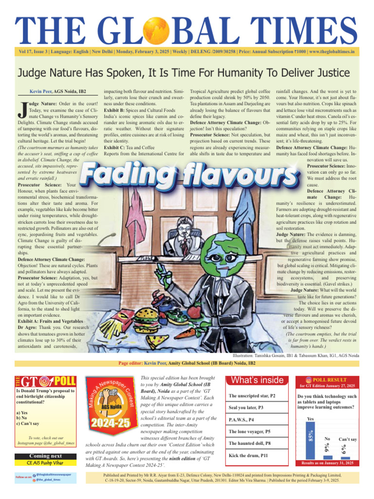 GT Newspaper Contest Edition 2024-25 | PDF | David Copperfield ...