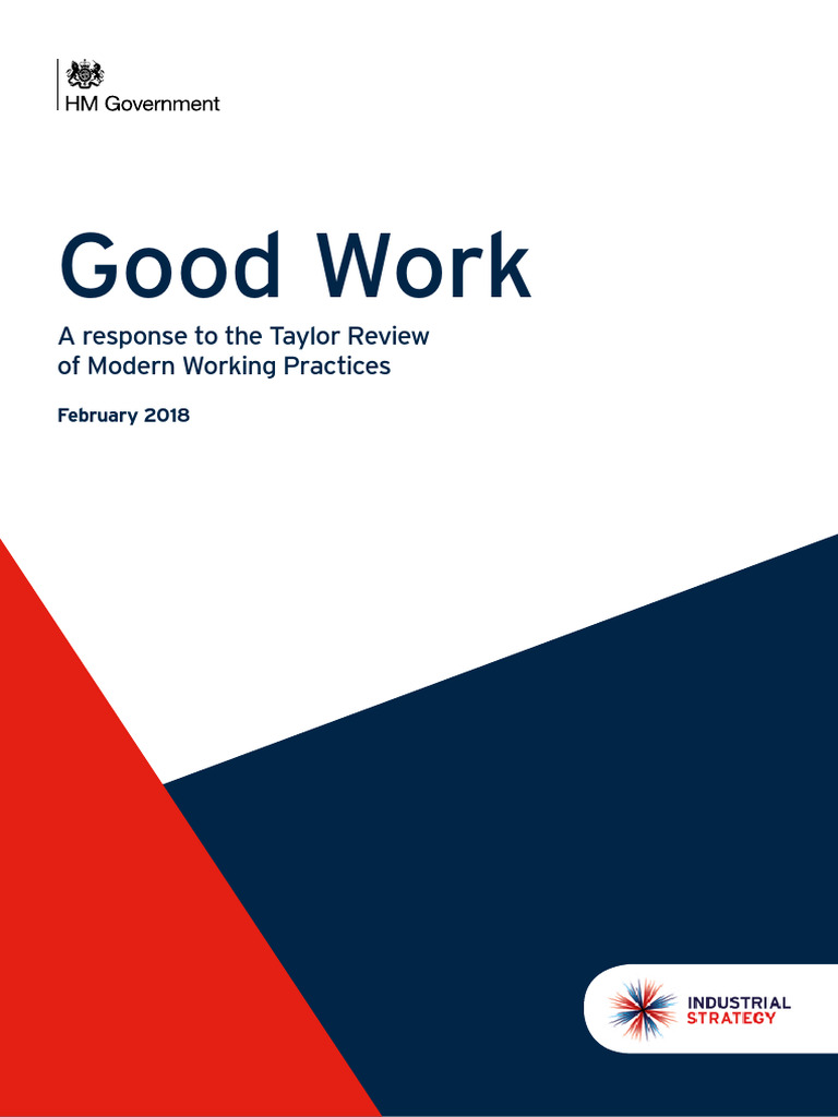 Response to Taylor Review on Work Practices | PDF | Employment | Labour ...