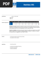 AISI 302 Stainless Steel Properties | PDF | Stainless Steel | Steel