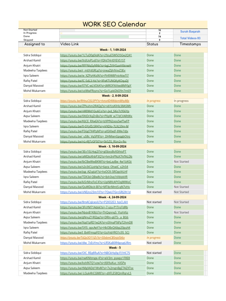 Video Progress Tracker | PDF