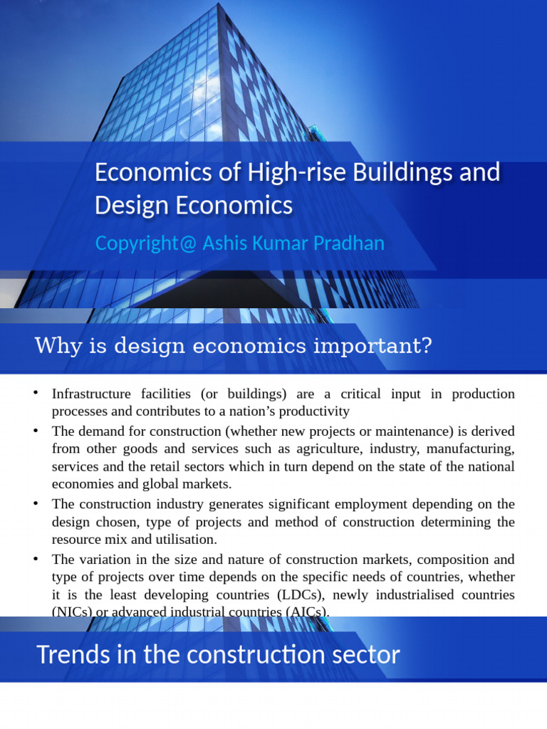 Lec 14 Economics of High-Rise Buildings and Design Economics | PDF ...