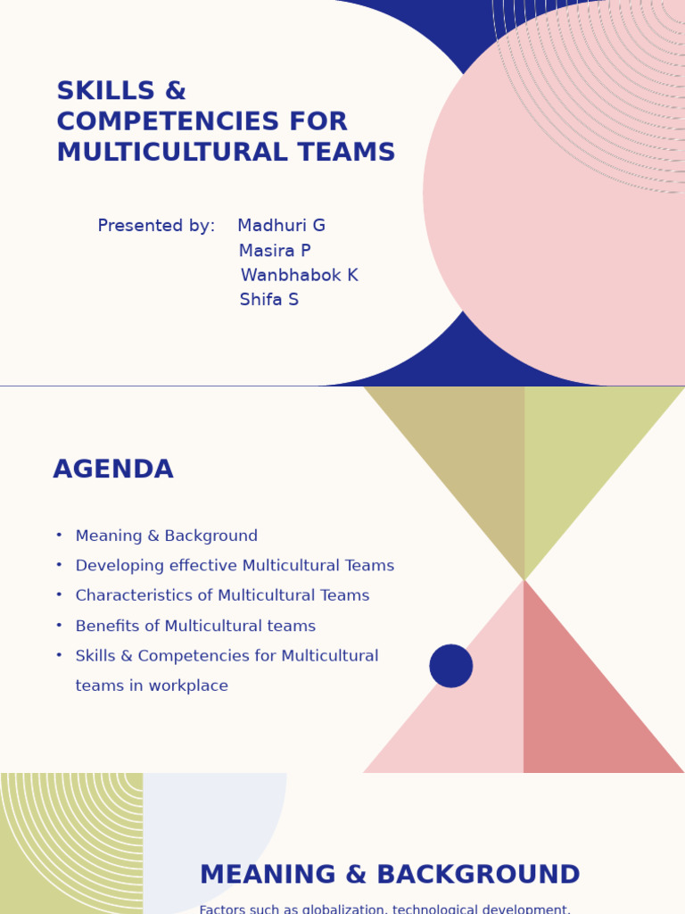 Skills for Multicultural Teams | PDF