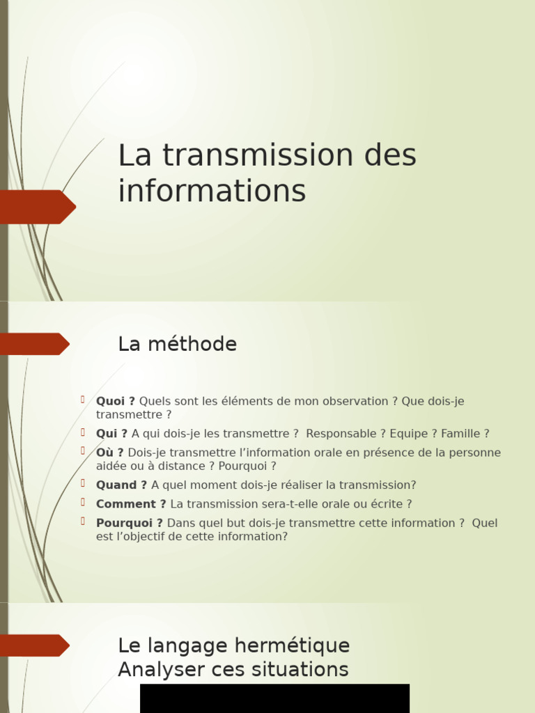 Transmission efficace des informations | PDF | la communication ...