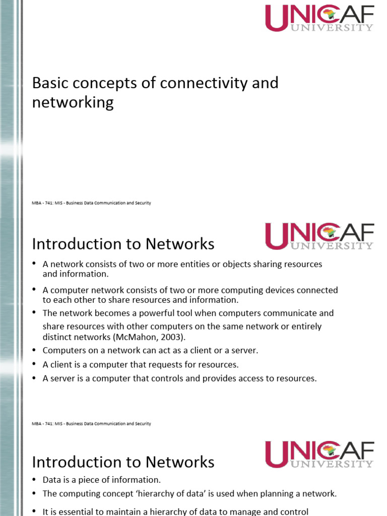 Networking Basics for Business Communication | PDF | Computer Network ...