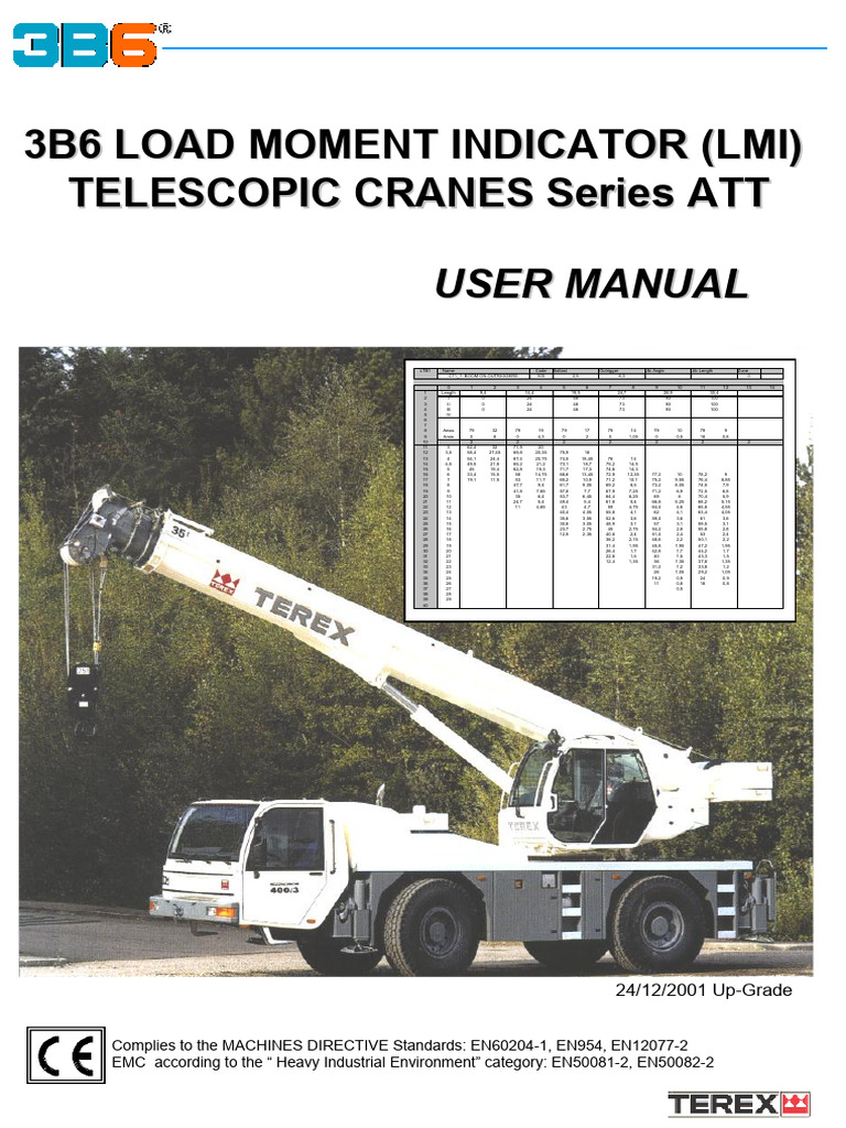 Load Moment Indicator User Manual | PDF | Crane (Machine ...