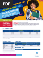 PC Rynfield Fees 2025 - Final | PDF | Fee | Services (Economics)