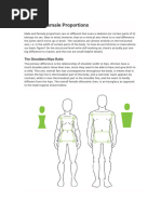 Human Anatomy: Basic Body Proportions | PDF | Pelvis | Hip