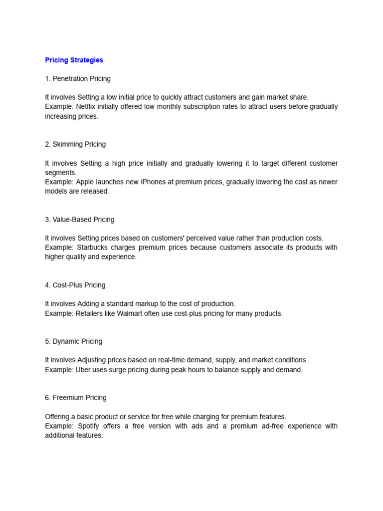 Effective Pricing and Promotional Strategies | PDF | Pricing | Sales