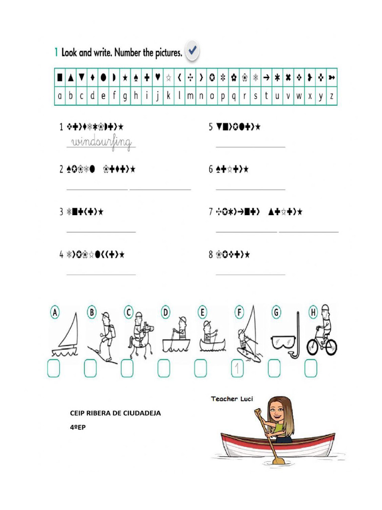 Camp Activities Unit 6 | PDF