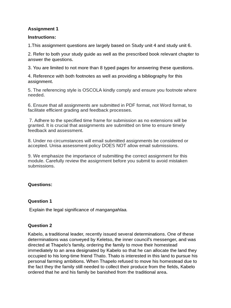 Assignment 1 | PDF