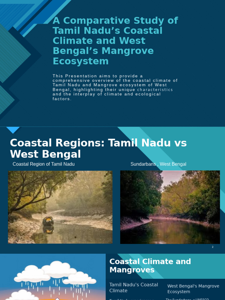 Tamil Nadu vs West Bengal Climate Study | PDF | Mangrove | Rain